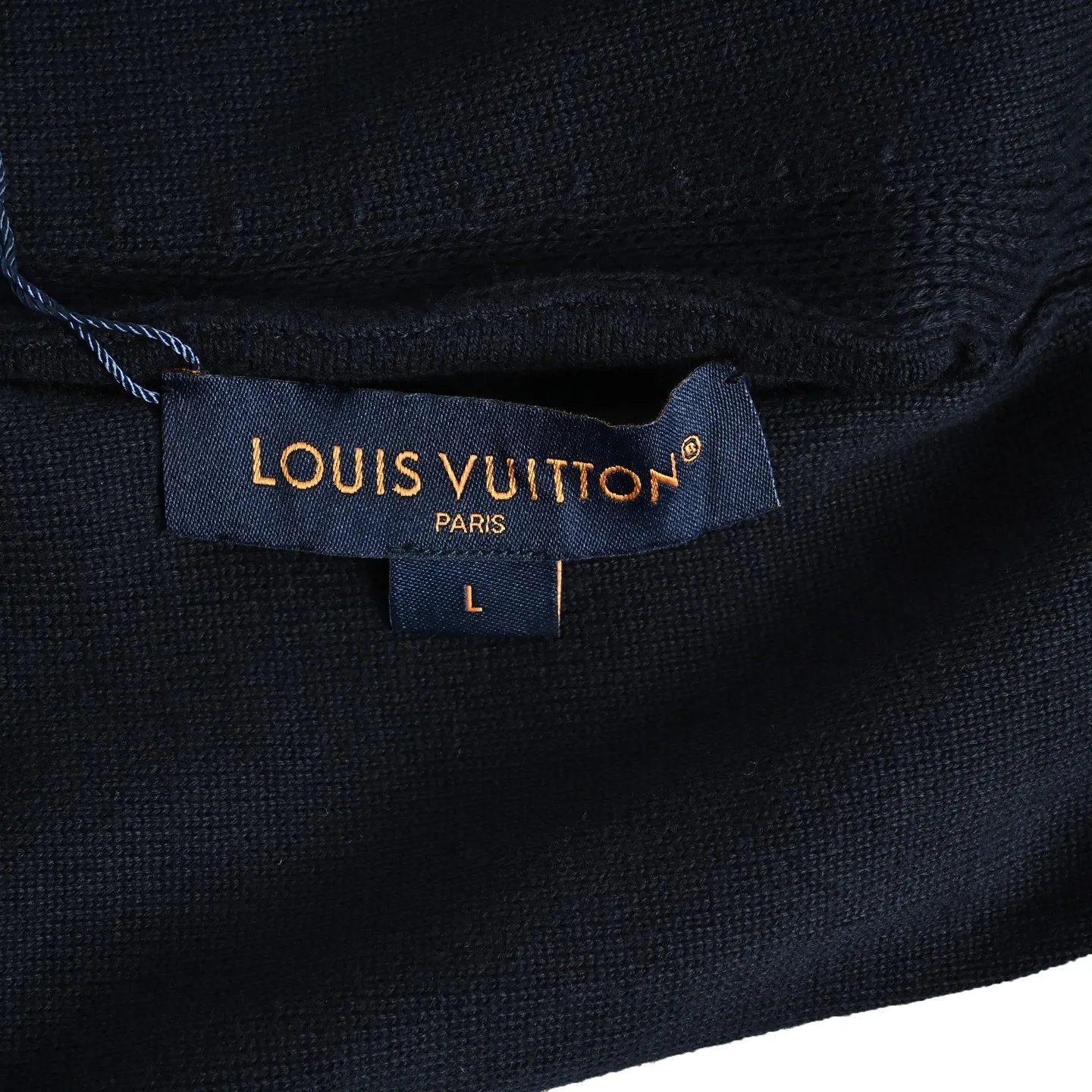 Louis Vuitton/Louis Vuitton leather label printed double-sided stand-up collar jacket